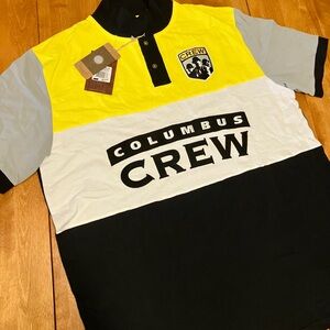 Men's Colorblock Polo Shirt - Yellow, White, Black